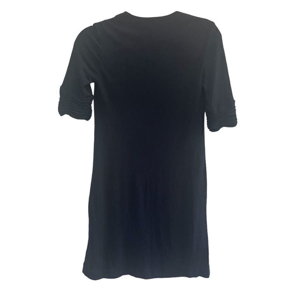 Black Halo Navy Blue Short Mini Bodycon Dress Women’s Size XS 0 2 Wedding Guest - Picture 4 of 4